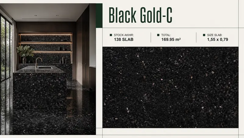 Desain material Black Gold-C