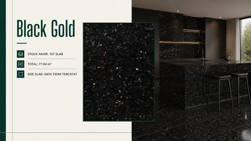 Desain material Black Gold