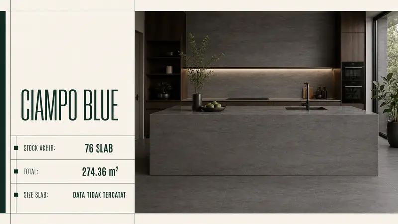 Desain material Ciampo Blue