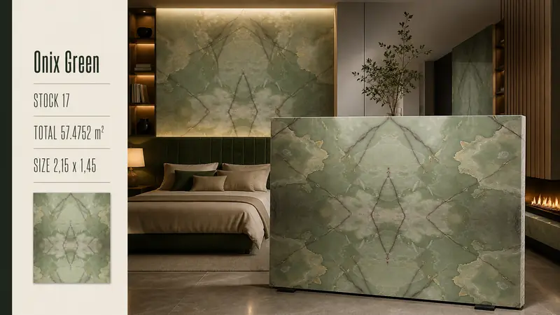 Desain material Onix Green