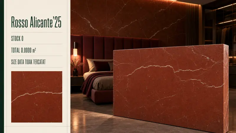 Desain material Rosso Alicante